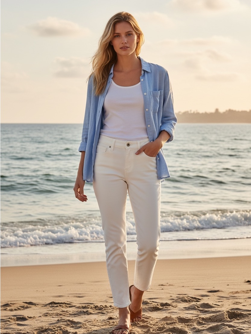 Lucky Brand White Women’s Skinny Jeans